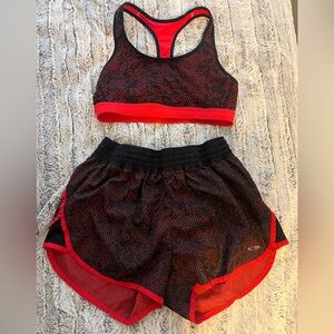 Champion sports bra and shorts set